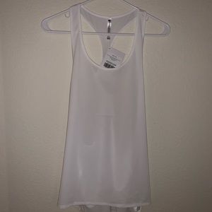 Brand New White Fabletics Tank Top